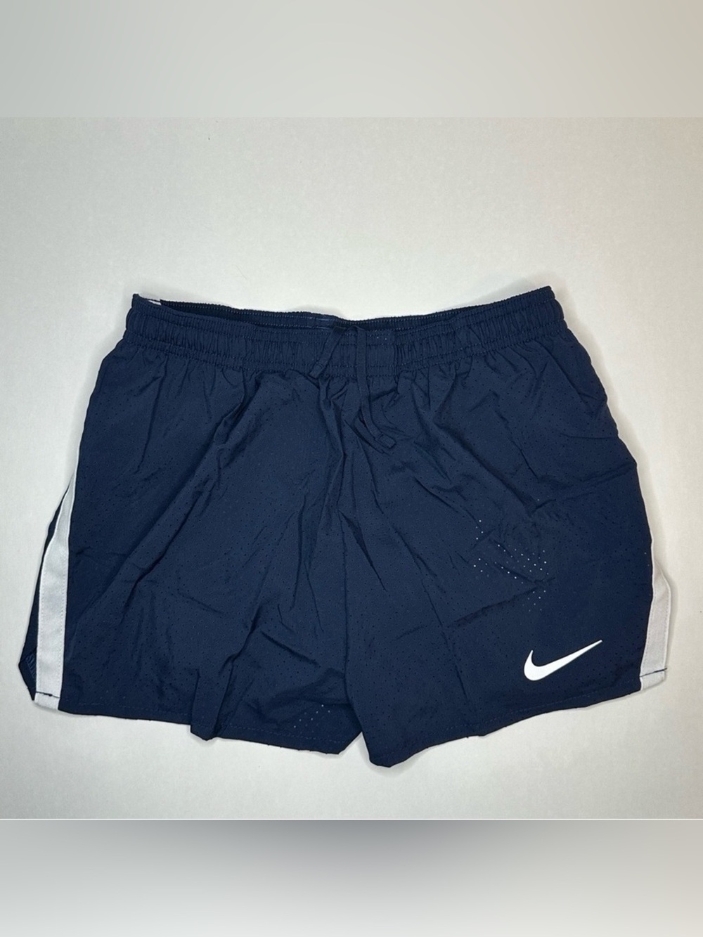 NWT Nike Kids Dri-FIT Running Shorts Youth XL Navy Blue White CV2861